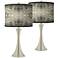 Giclee Glow Trish 26 1/4" Sprouting Marble Modern Touch Lamps Set of 2