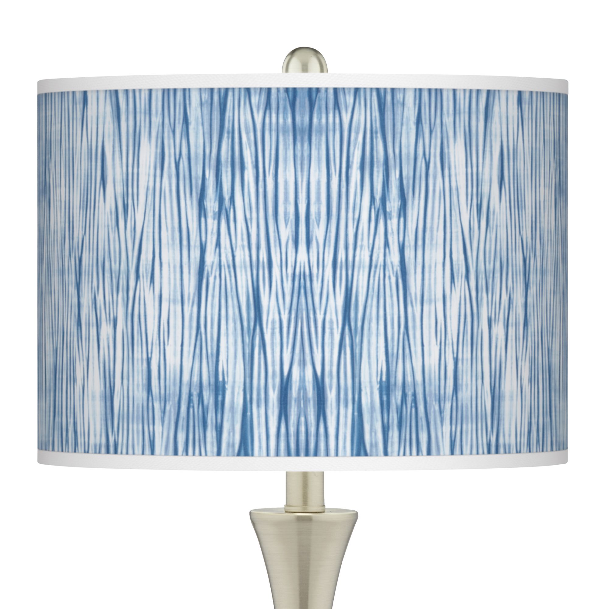 Image 2 Giclee Glow Trish 26 1/4"H Beachbomb Blue Shade Touch Lamps Set of 2 more views