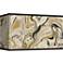 Giclee Glow Venetian Faux Marble Rectangle Shade 8/17x8/17x10 (Spider)