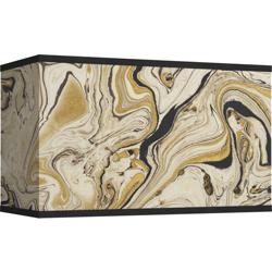 Giclee Glow Venetian Faux Marble Rectangle Shade 8/17x8/17x10 (Spider)