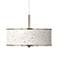 Giclee Glow Windflowers 16" Wide Drum Shade Pendant Light