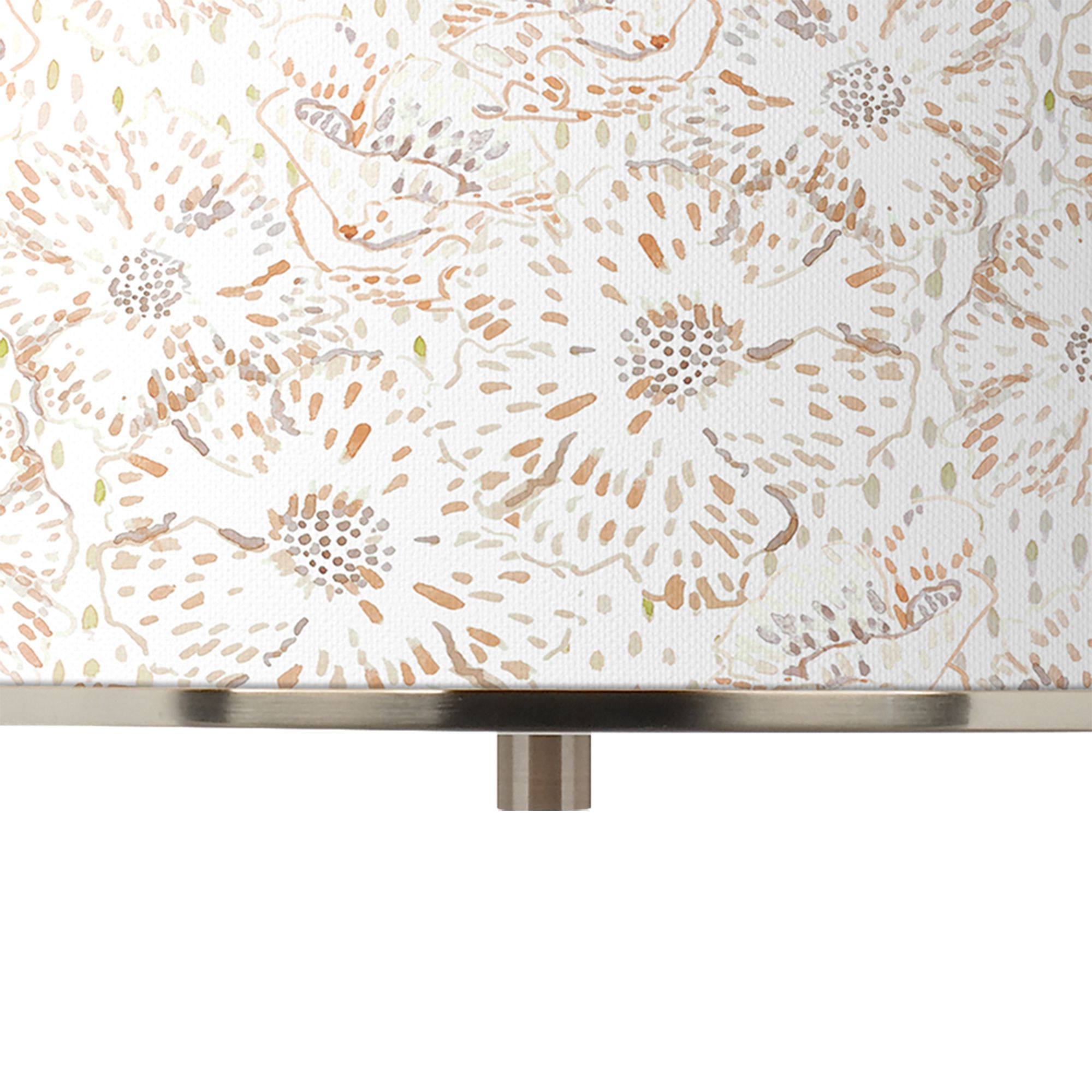 Image 2 Giclee Glow Windflowers 16" Wide Drum Shade Pendant Light more views