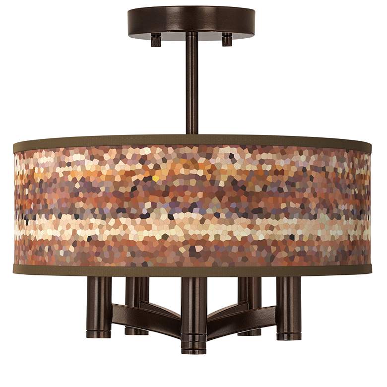 Image 1 Giclee Red Rock Ava 5-Light Bronze Ceiling Light