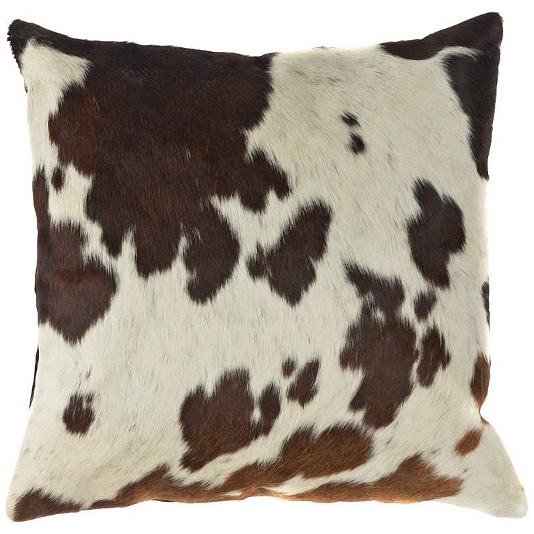 Image 1 Giddy Up Brown 18 inch Square Decorative Pillow