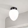 1_Gideon 10" Wide Matte Black Ceiling Light