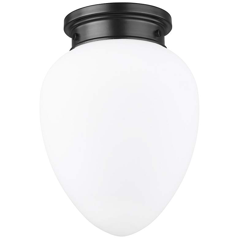 Image 5 Gideon 10" Wide Matte Black Ceiling Light more views