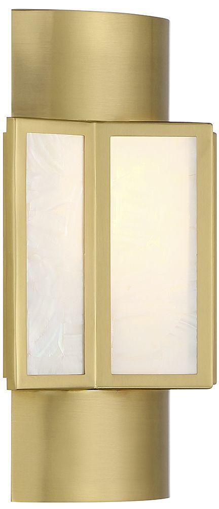 Image 5 Gideon 2-Light Wall Sconce in Warm Brass more views