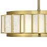 2_Gideon 4-Light LED Fan D'Lier in Warm Brass more views