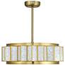 3_Gideon 4-Light LED Fan D'Lier in Warm Brass more views