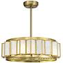 4_Gideon 4-Light LED Fan D'Lier in Warm Brass more views
