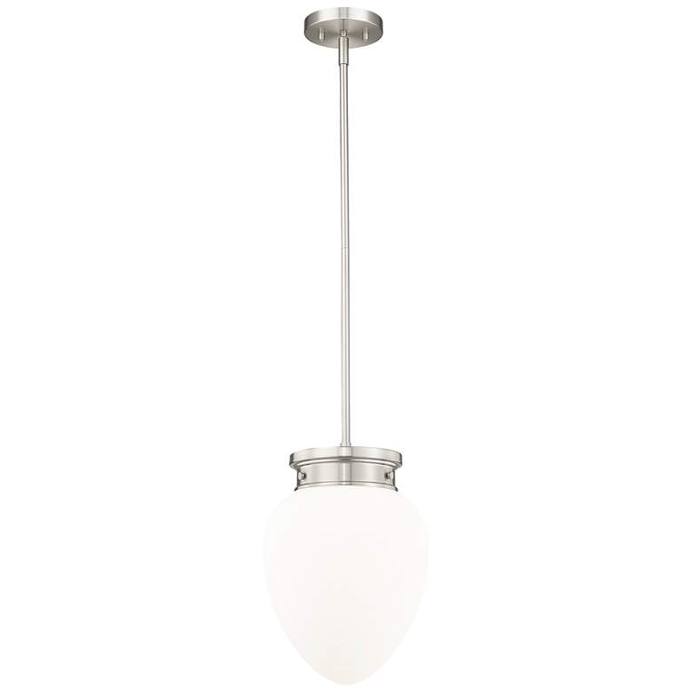 Image 1 Gideon by Z-Lite Brushed Nickel 1 Light Pendant