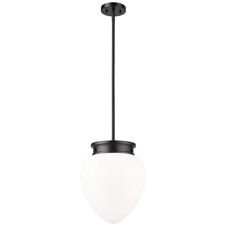 Image 1 Gideon by Z-Lite Matte Black 1 Light Pendant