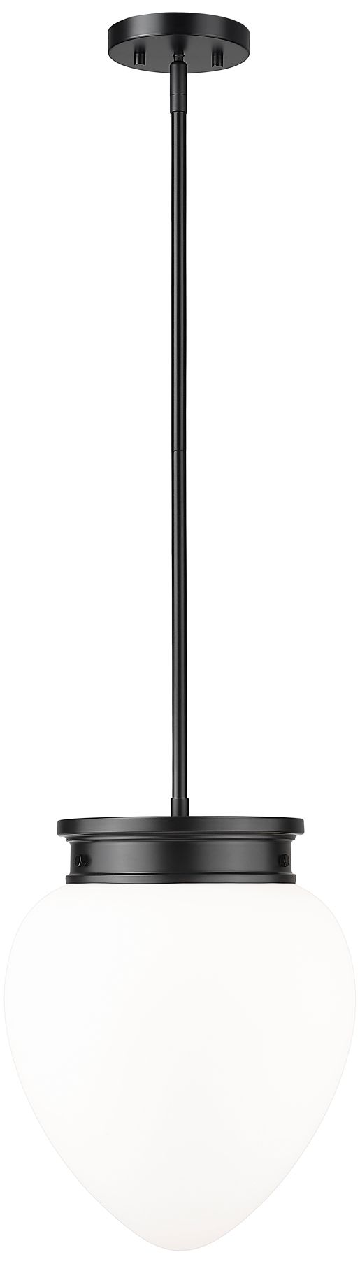 Image 4 Gideon by Z-Lite Matte Black 1 Light Pendant more views