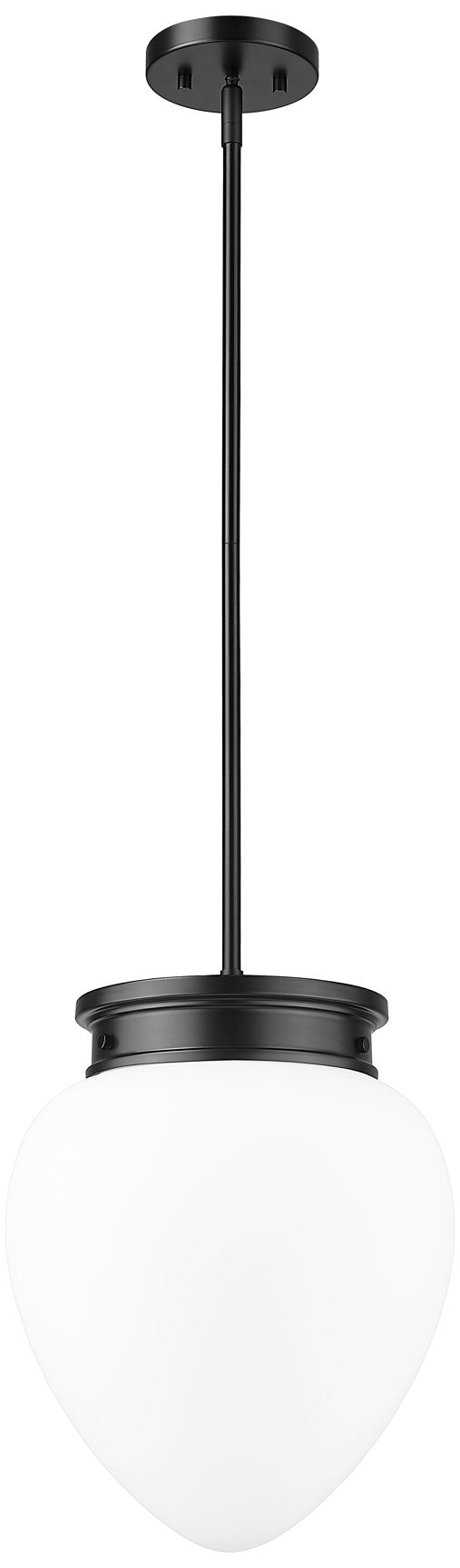 Image 7 Gideon by Z-Lite Matte Black 1 Light Pendant more views