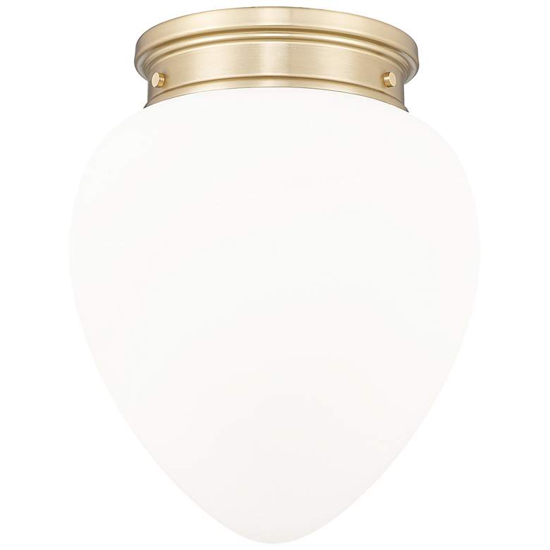 Image 1 Gideon by Z-Lite Modern Gold 1 Light Flush Mount