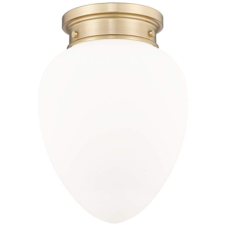 Image 1 Gideon by Z-Lite Modern Gold 1 Light Flush Mount