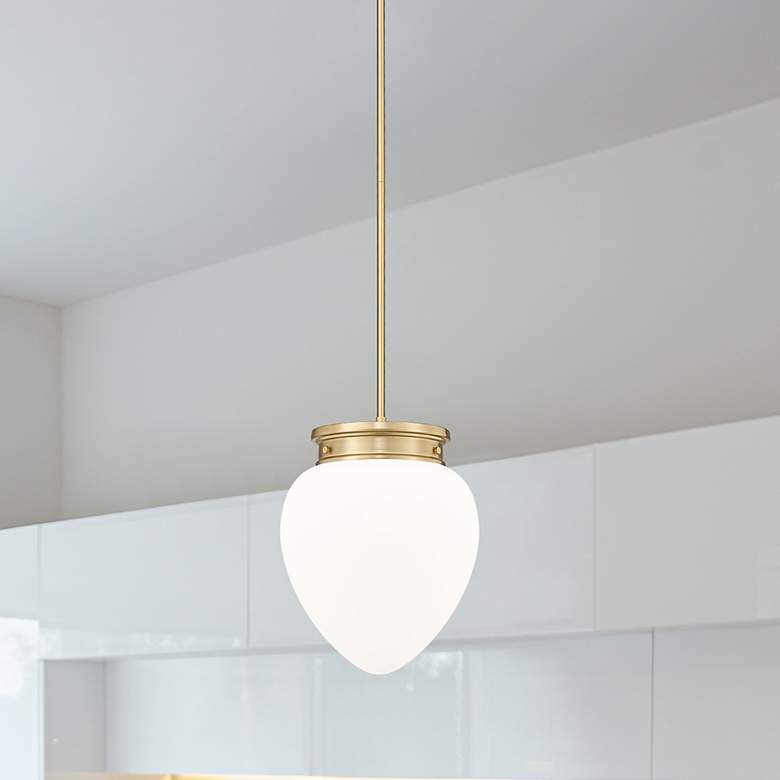 Image 1 Gideon by Z-Lite Modern Gold 1 Light Pendant