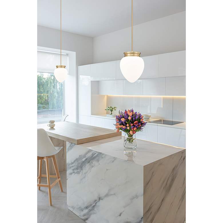 Image 3 Gideon by Z-Lite Modern Gold 1 Light Pendant more views