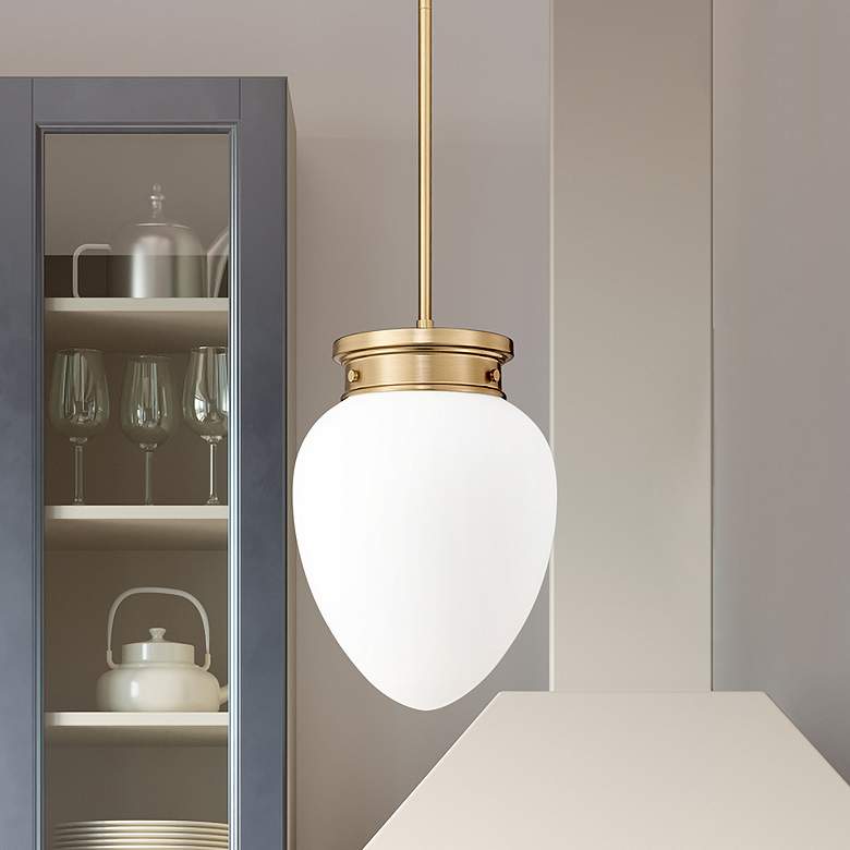 Image 1 Gideon by Z-Lite Modern Gold 1 Light Pendant