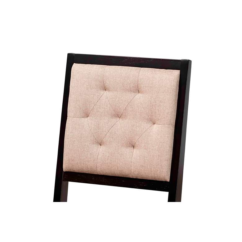 Image 3 Gideon Sand Tufted Fabric Dining Chairs Set of 2 more views