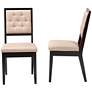 Gideon Sand Tufted Fabric Dining Chairs Set of 2