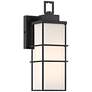 3_Gilbert 11 1/2" High Matte Black Outdoor Wall Light