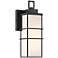 Gilbert 11 1/2" High Matte Black Outdoor Wall Light