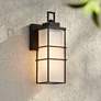 2_Gilbert 11 1/2" High Matte Black Outdoor Wall Light