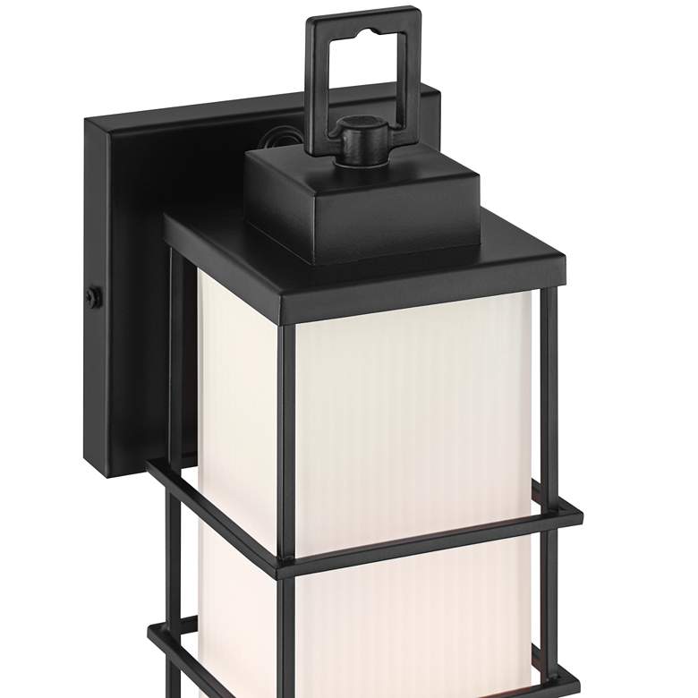 Image 3 Gilbert 11 1/2" High Matte Black Outdoor Wall Light more views