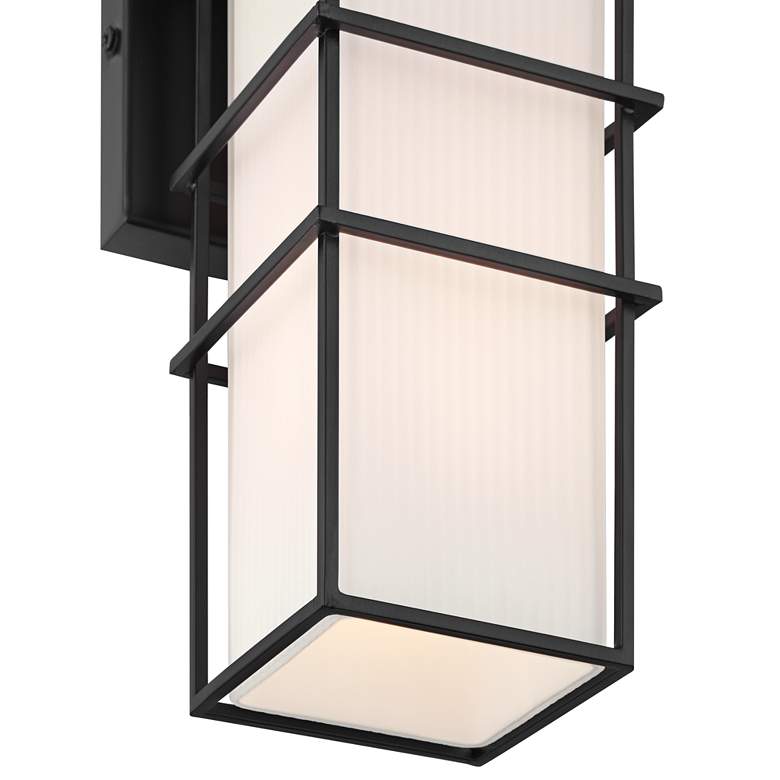Image 4 Gilbert 11 1/2" High Matte Black Outdoor Wall Light more views