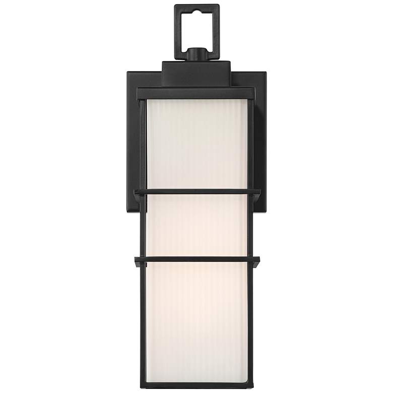 Image 5 Gilbert 11 1/2" High Matte Black Outdoor Wall Light more views
