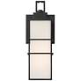 6_Gilbert 11 1/2" High Matte Black Outdoor Wall Light more views