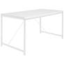 Gilbert 47 1/4" Wide White Rectangular Desk