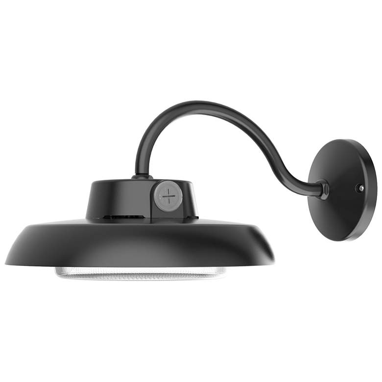 Image 1 Gilbert 7.5" High Black LED Outdoor Sconce
