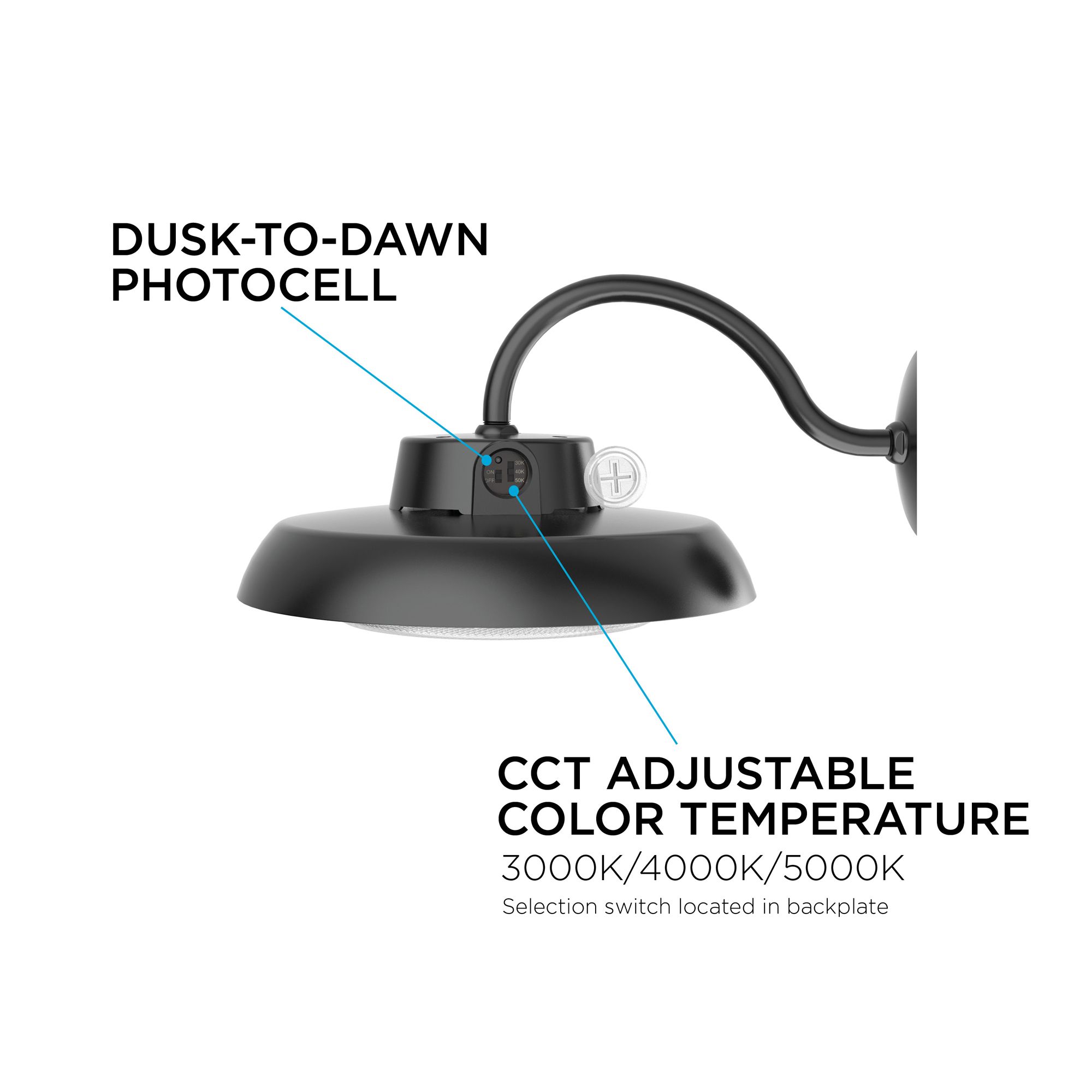 Image 5 Gilbert 7.5" High Black LED Outdoor Sconce more views