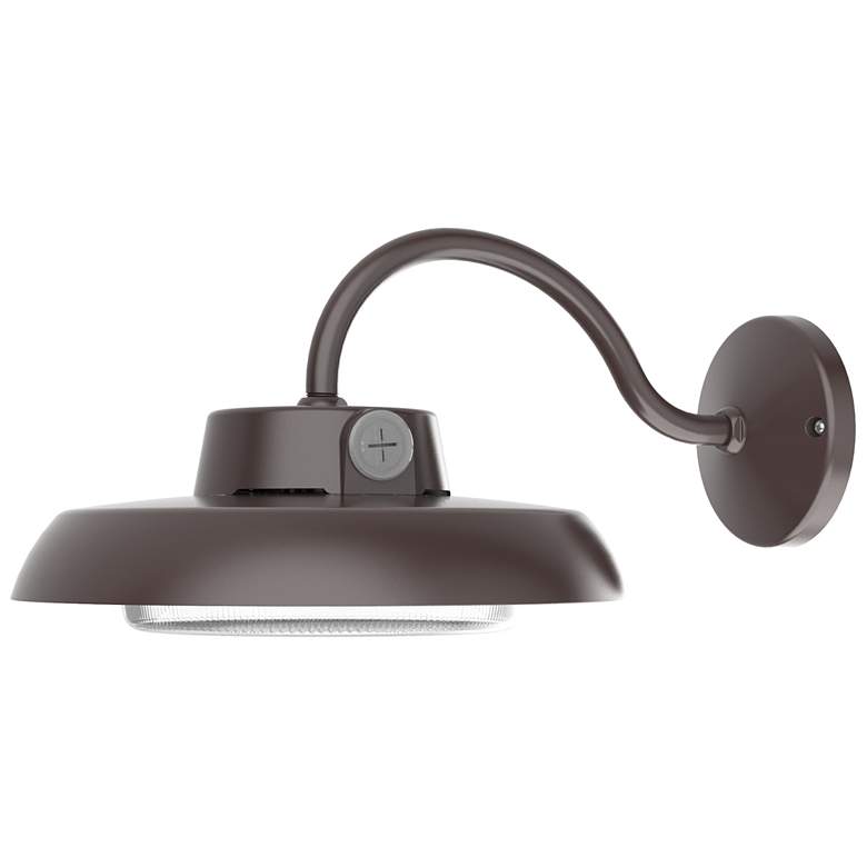 Image 1 Gilbert 7.5 inch High Bronze LED Outdoor Sconce