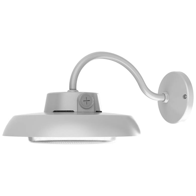 Image 1 Gilbert 7.5" High Textured Grey LED Outdoor Sconce