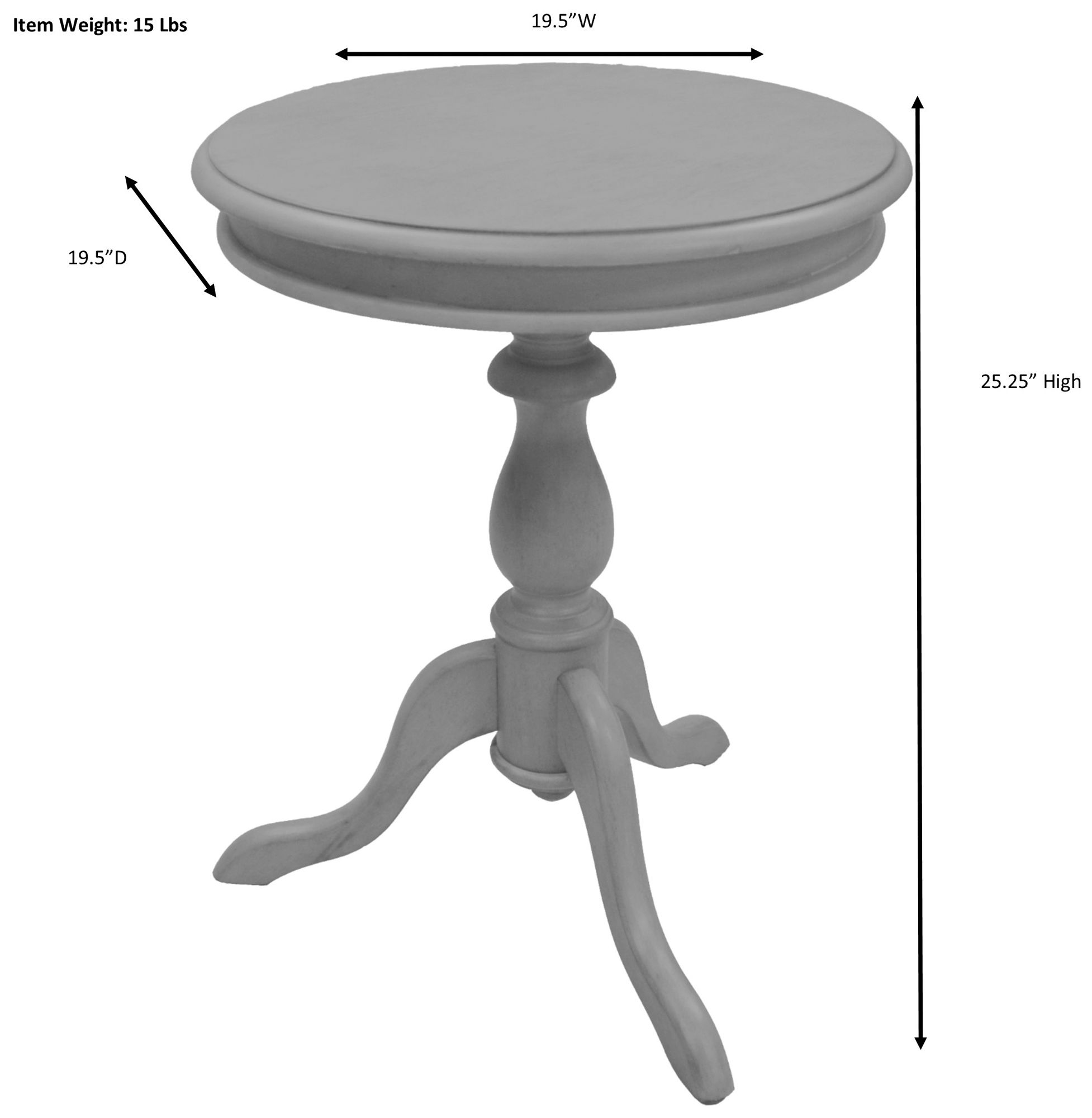 Image 3 Gilda Champagne Side Table more views