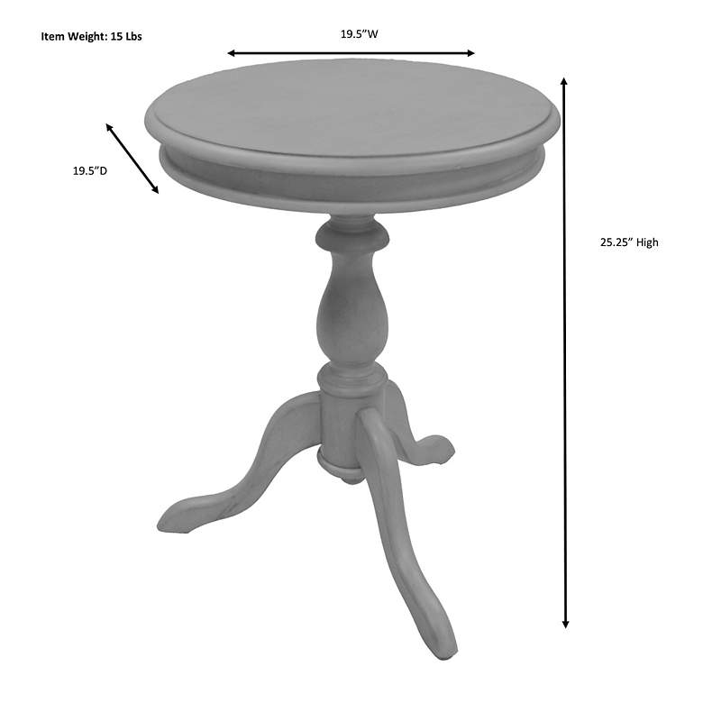 Image 6 Gilda Chestnut Side Table more views