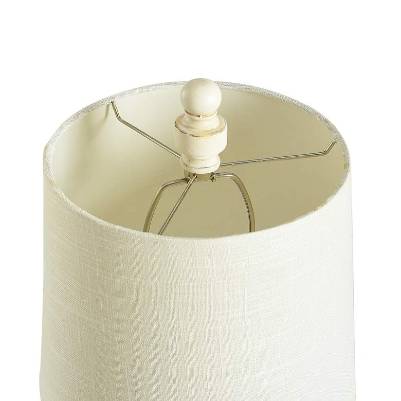 Image 4 Gilda Table Lamp - Distressed Cream - Distressed Cream - Textured White more views
