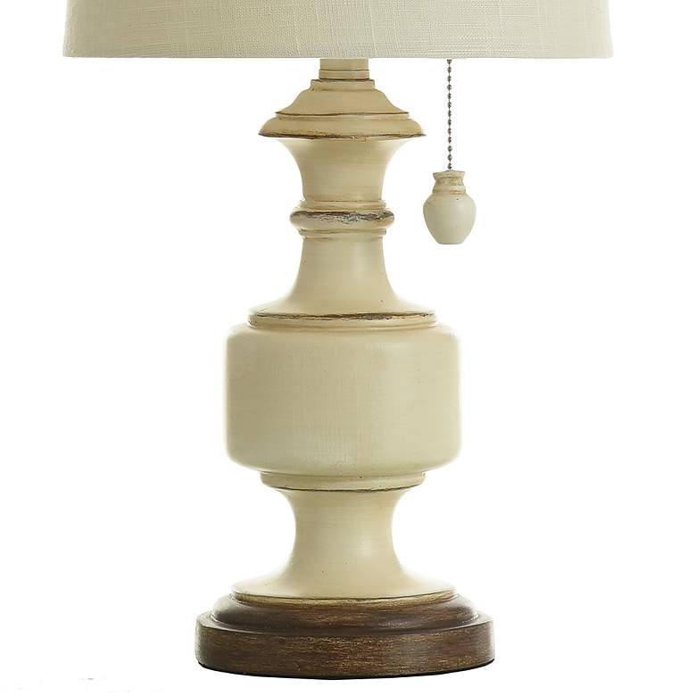 Image 5 Gilda Table Lamp - Distressed Cream - Distressed Cream - Textured White more views