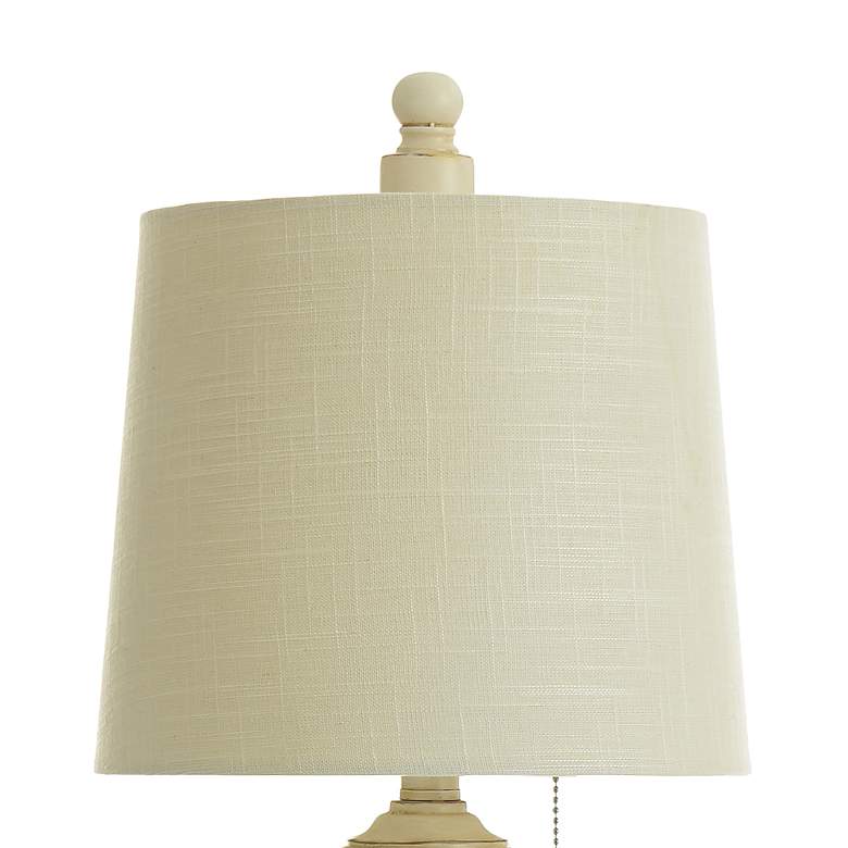 Image 6 Gilda Table Lamp - Distressed Cream - Distressed Cream - Textured White more views