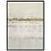 Gilded Horizon I 50" High Framed Giclee on Canvas Wall Art