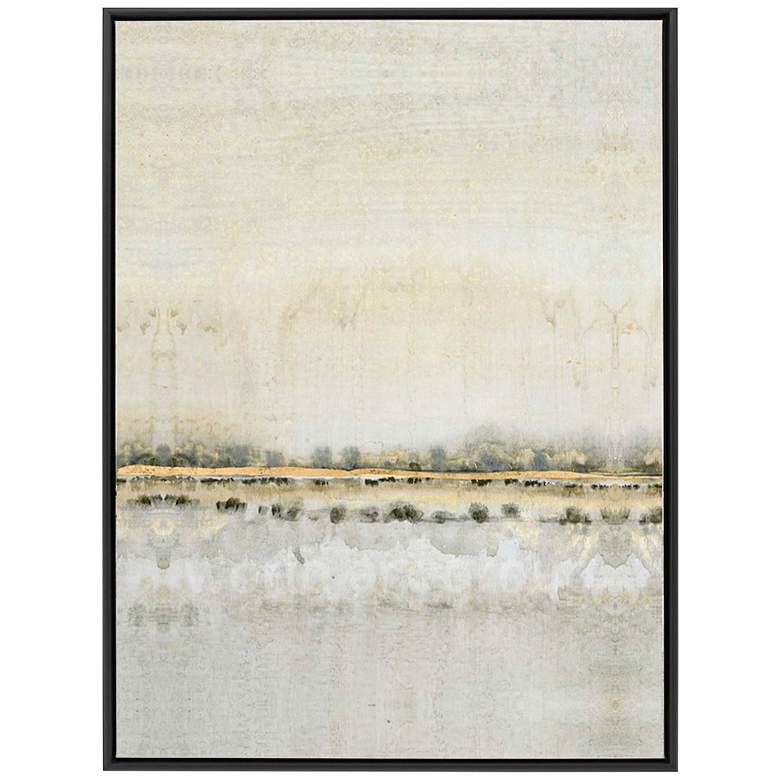 Gilded Horizon II 50&quot; High Framed Giclee on Canvas Wall Art