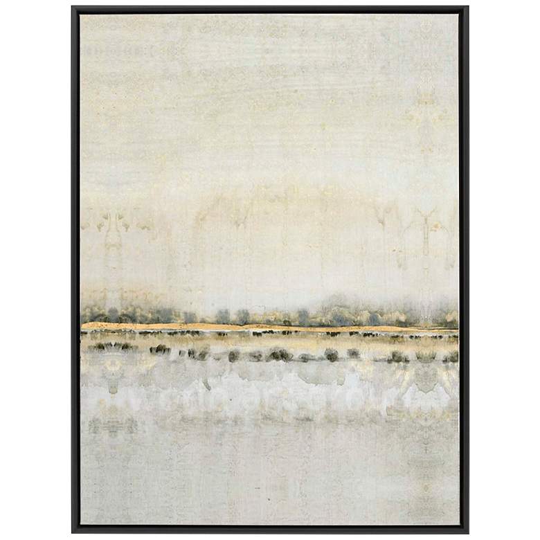Image 1 Gilded Horizon II 50" High Framed Giclee on Canvas Wall Art