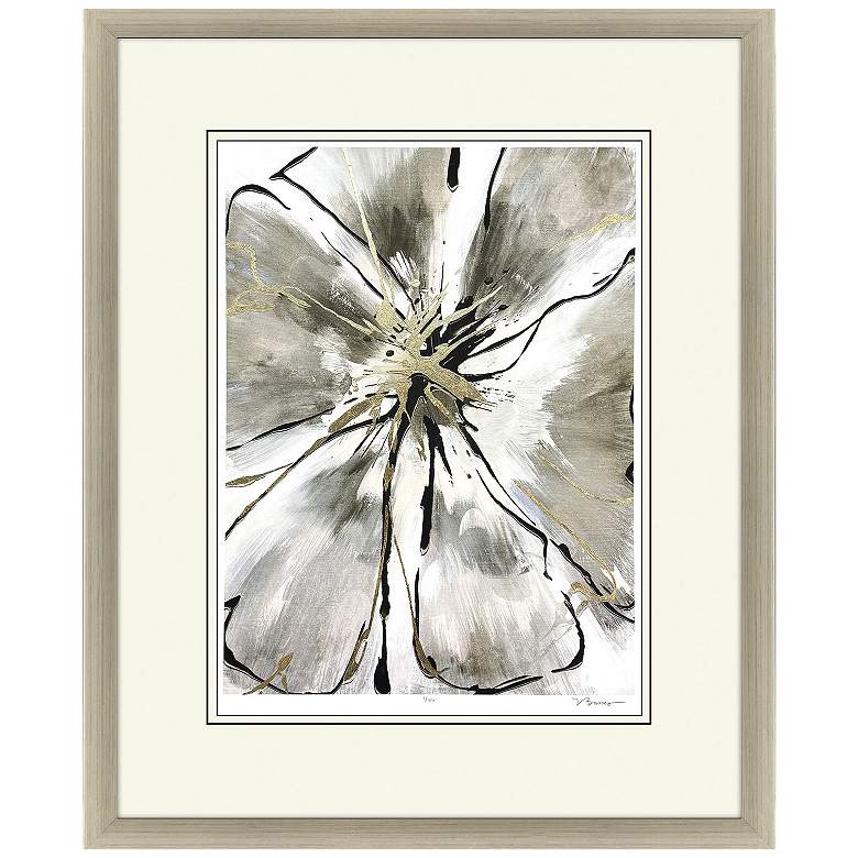 Image 2 Gilded Petal Expansion I 30"W x 37"H Framed Art