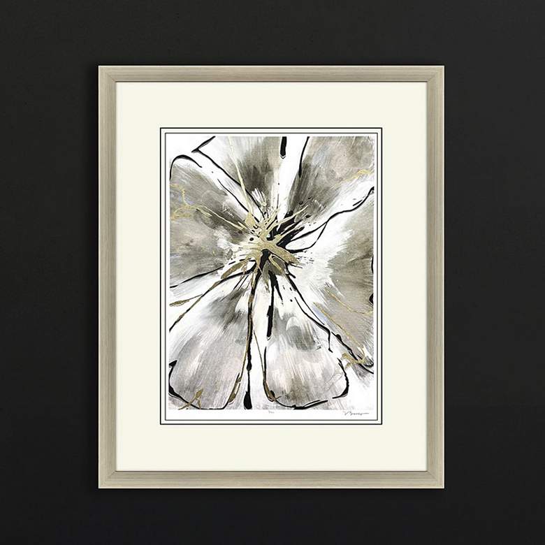 Image 1 Gilded Petal Expansion I 30"W x 37"H Framed Art