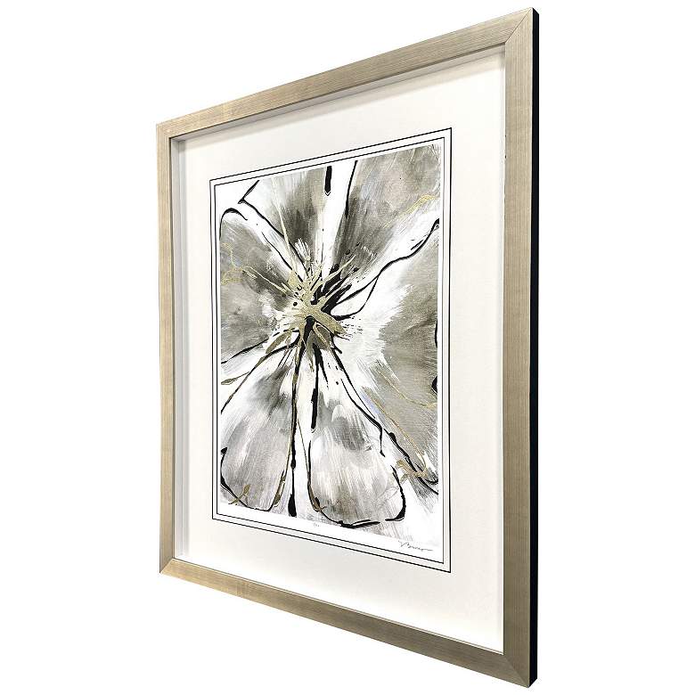 Image 3 Gilded Petal Expansion I 30"W x 37"H Framed Art more views