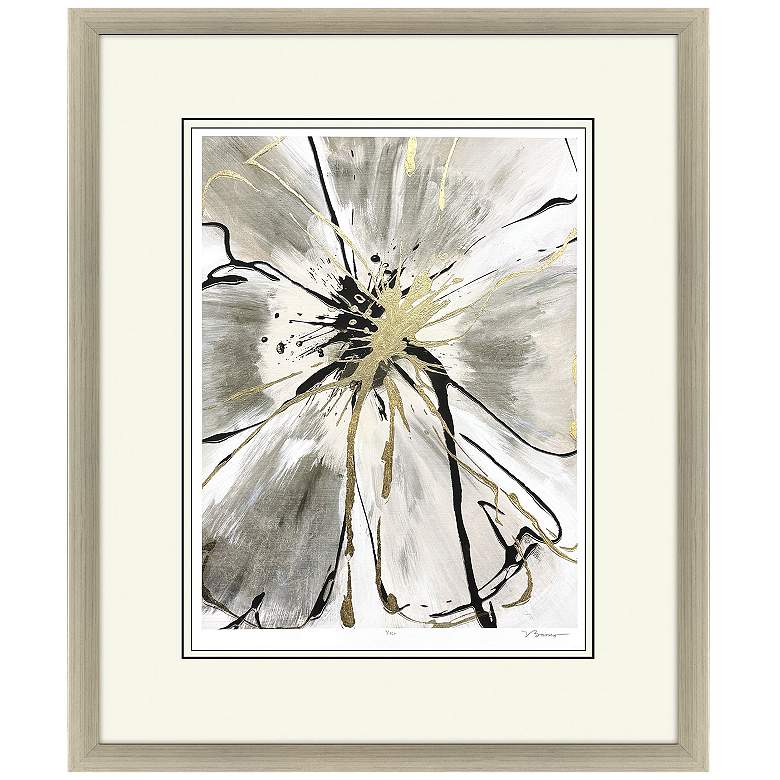 Image 2 Gilded Petal Expansion II 30"W x 37"H Framed Art