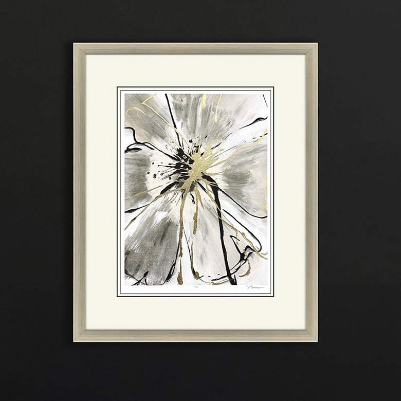 Image 1 Gilded Petal Expansion II 30"W x 37"H Framed Art